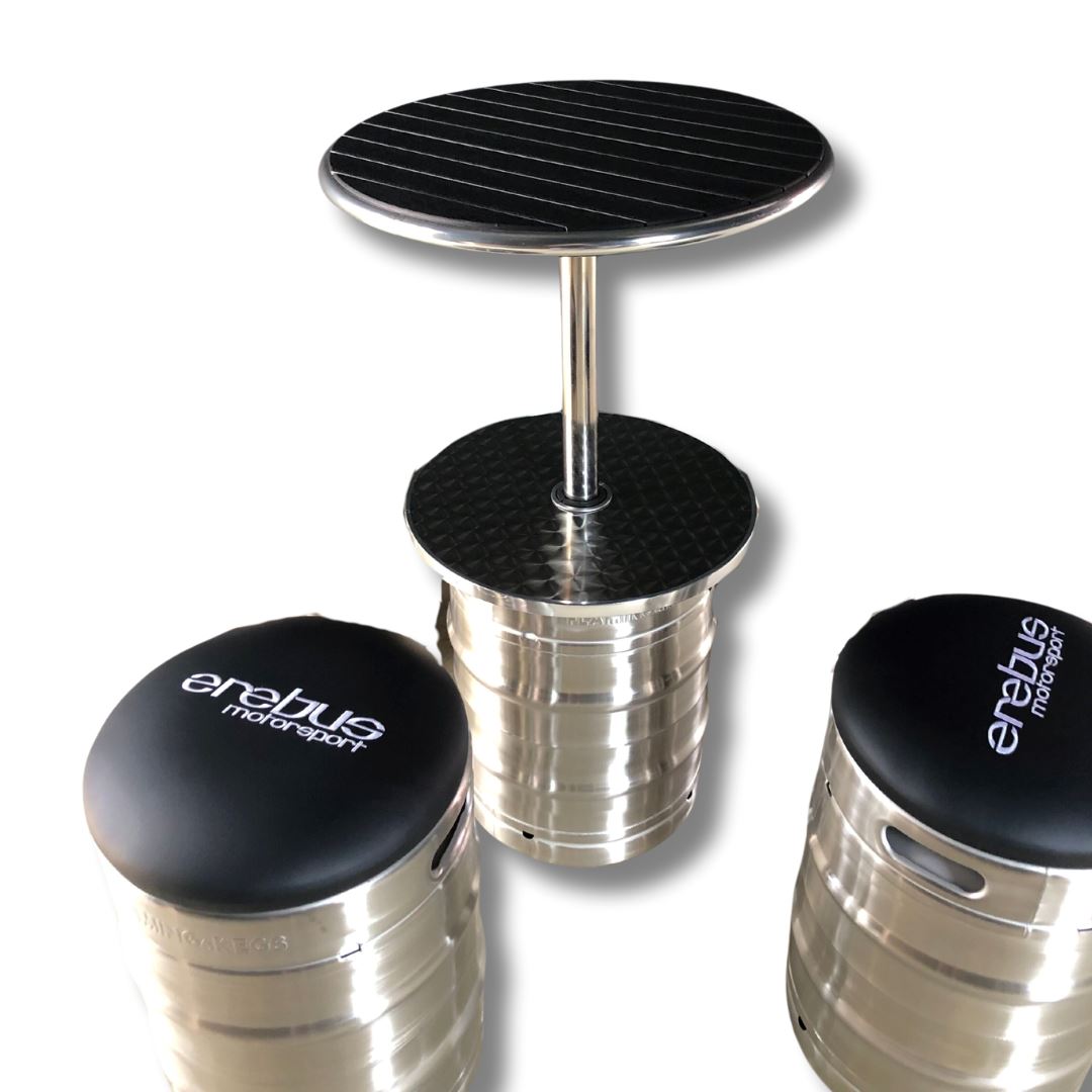 Large Keg Stool & Table Set Keg Furniture 
