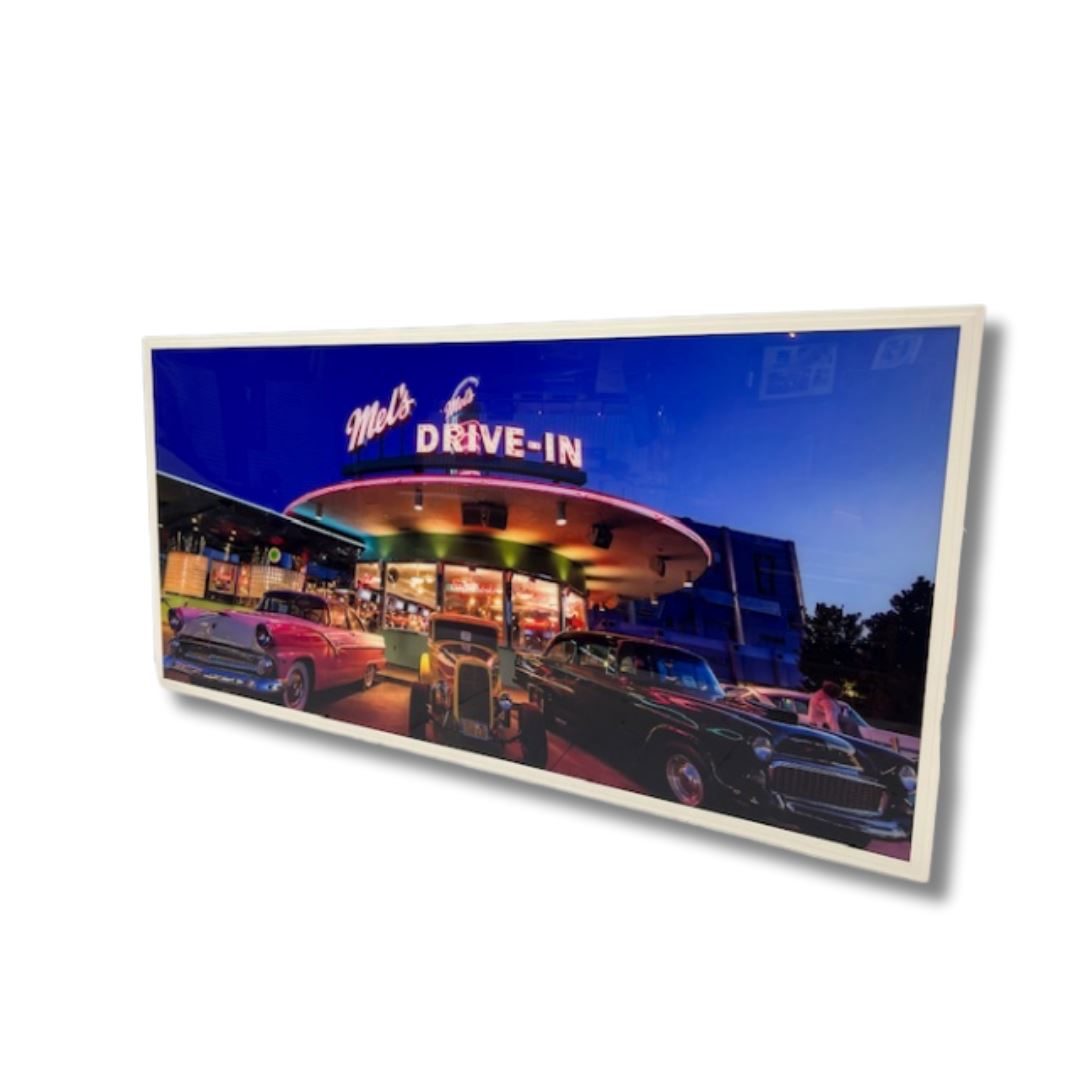 Light Up Custom Artwork Sign 1200 x 600MM Light Up Signs 120 x 60cm 