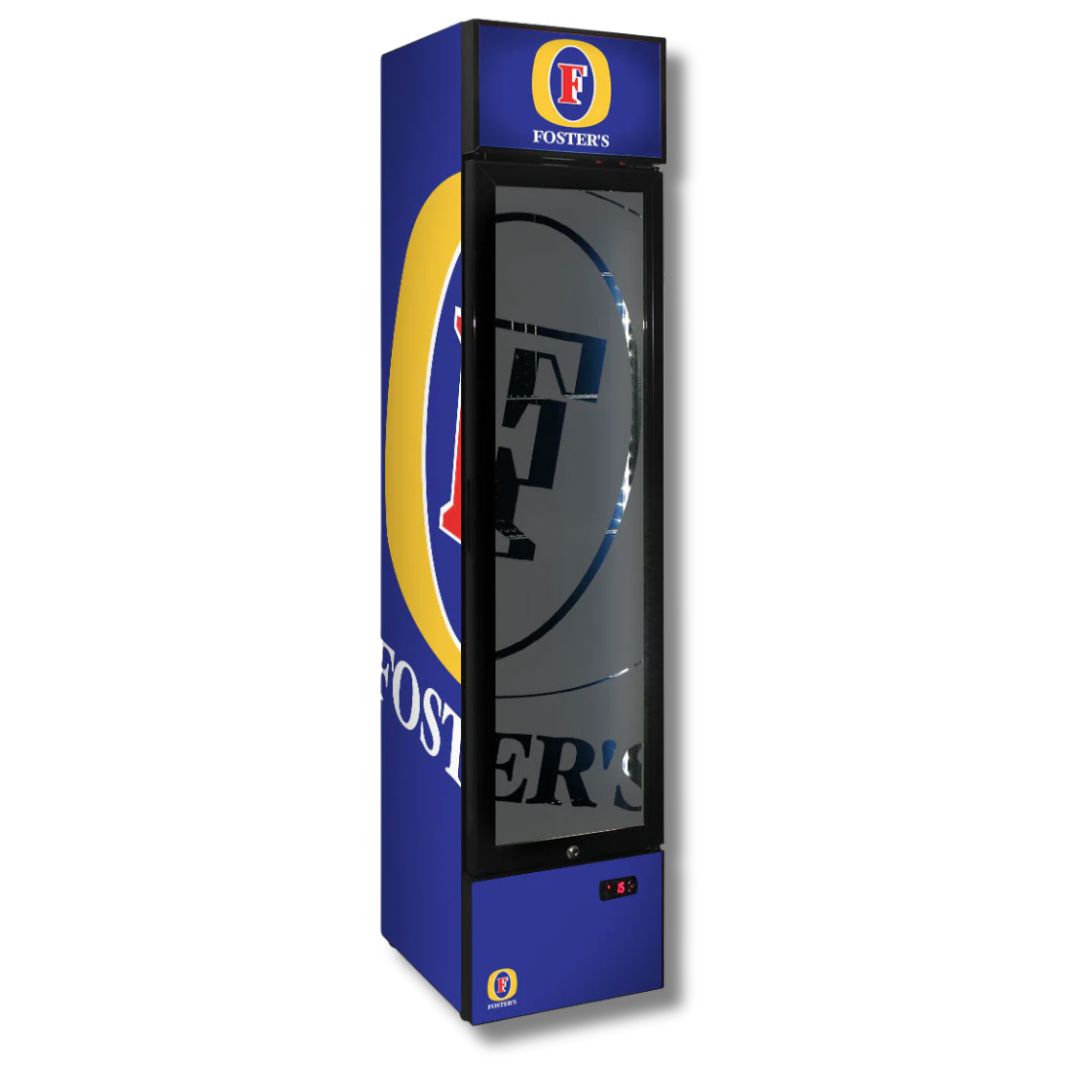 Fosters Branded 160LT Upright Bar Fridge Refrigerators 