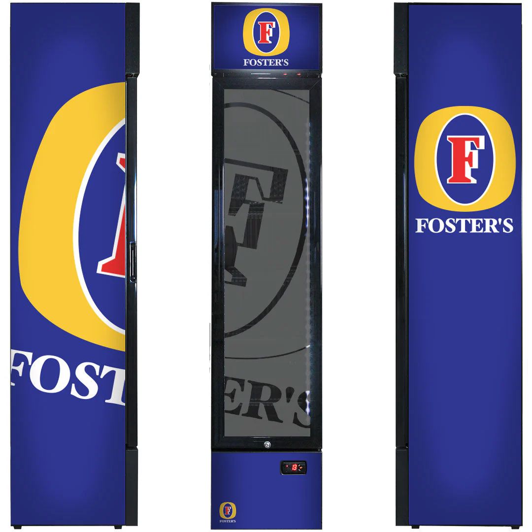 Fosters Branded 160LT Upright Bar Fridge Refrigerators 