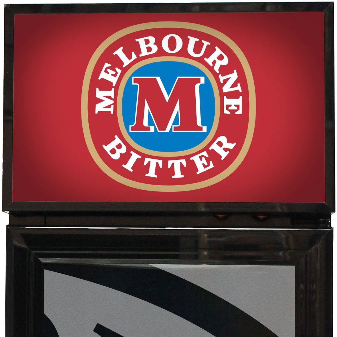 Melbourne Bitter Branded 160LT Upright Bar Fridge Refrigerators 