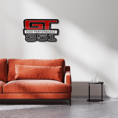 GT 351 Wall Sign Metal Signs 