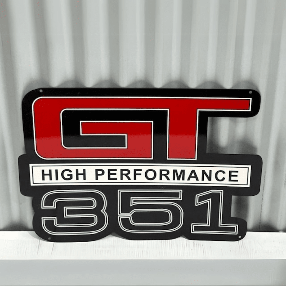 GT 351 Wall Sign Metal Signs 