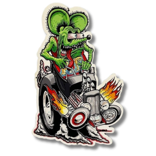 Rat Fink Wall Sign Metal Signs 