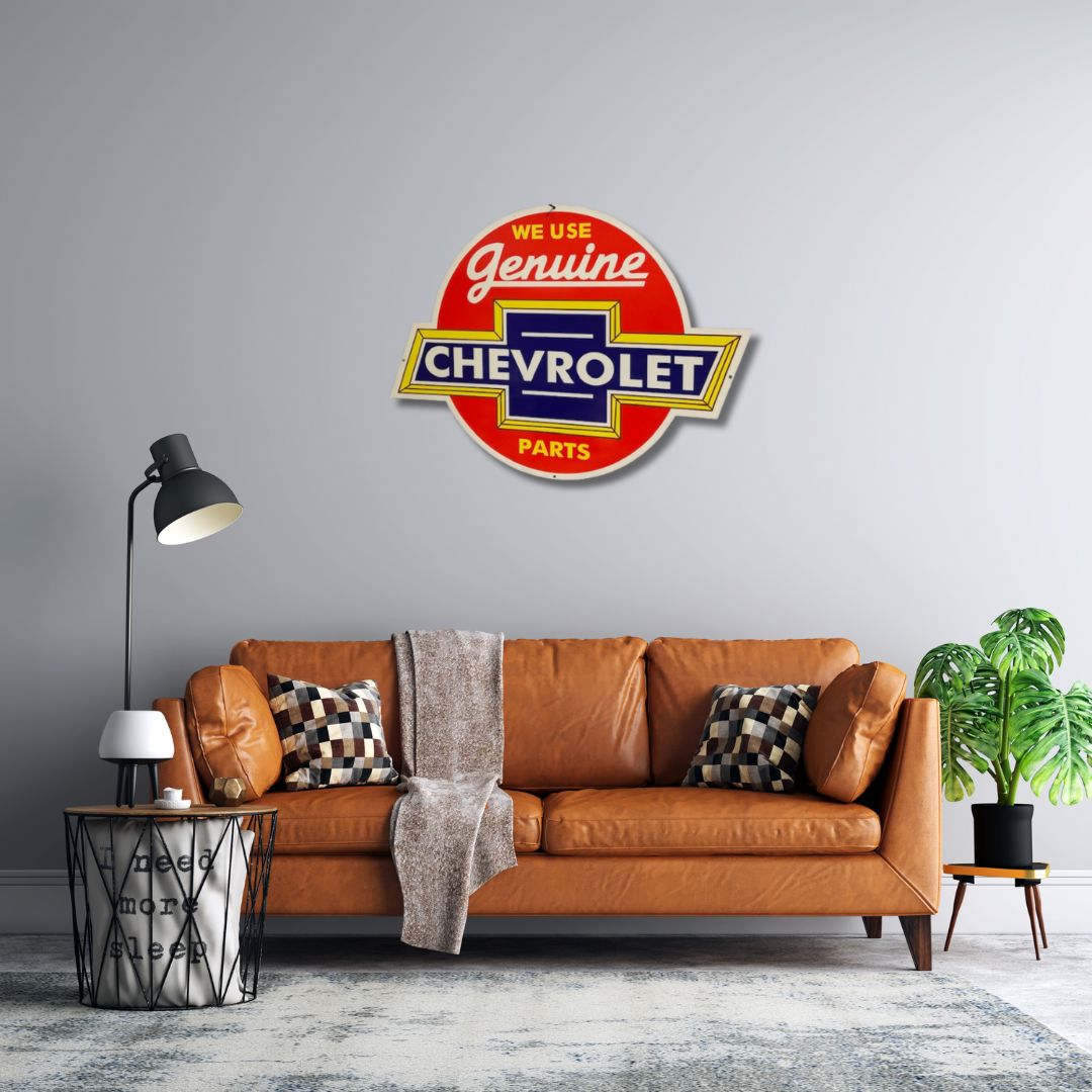 Chevy Genuine Parts Wall Sign Metal Signs 