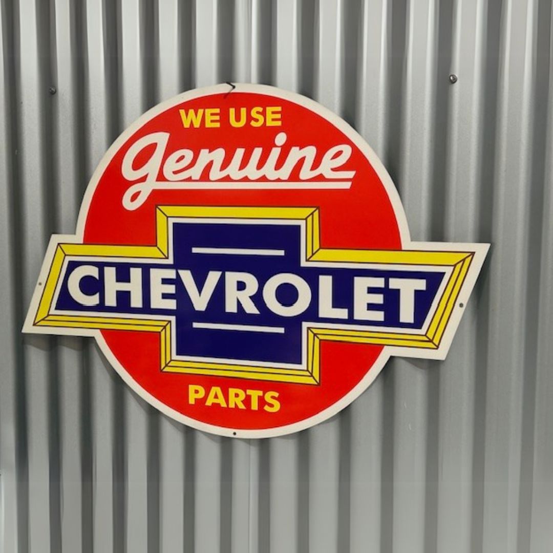 Chevy Genuine Parts Wall Sign Metal Signs 