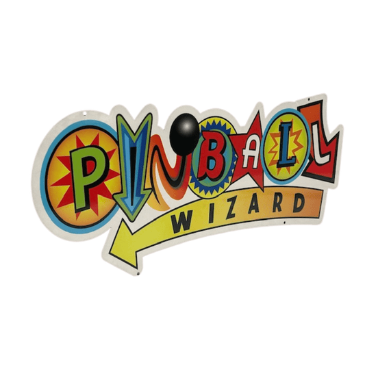 Pinball Wizard Wall Sign Metal Signs 