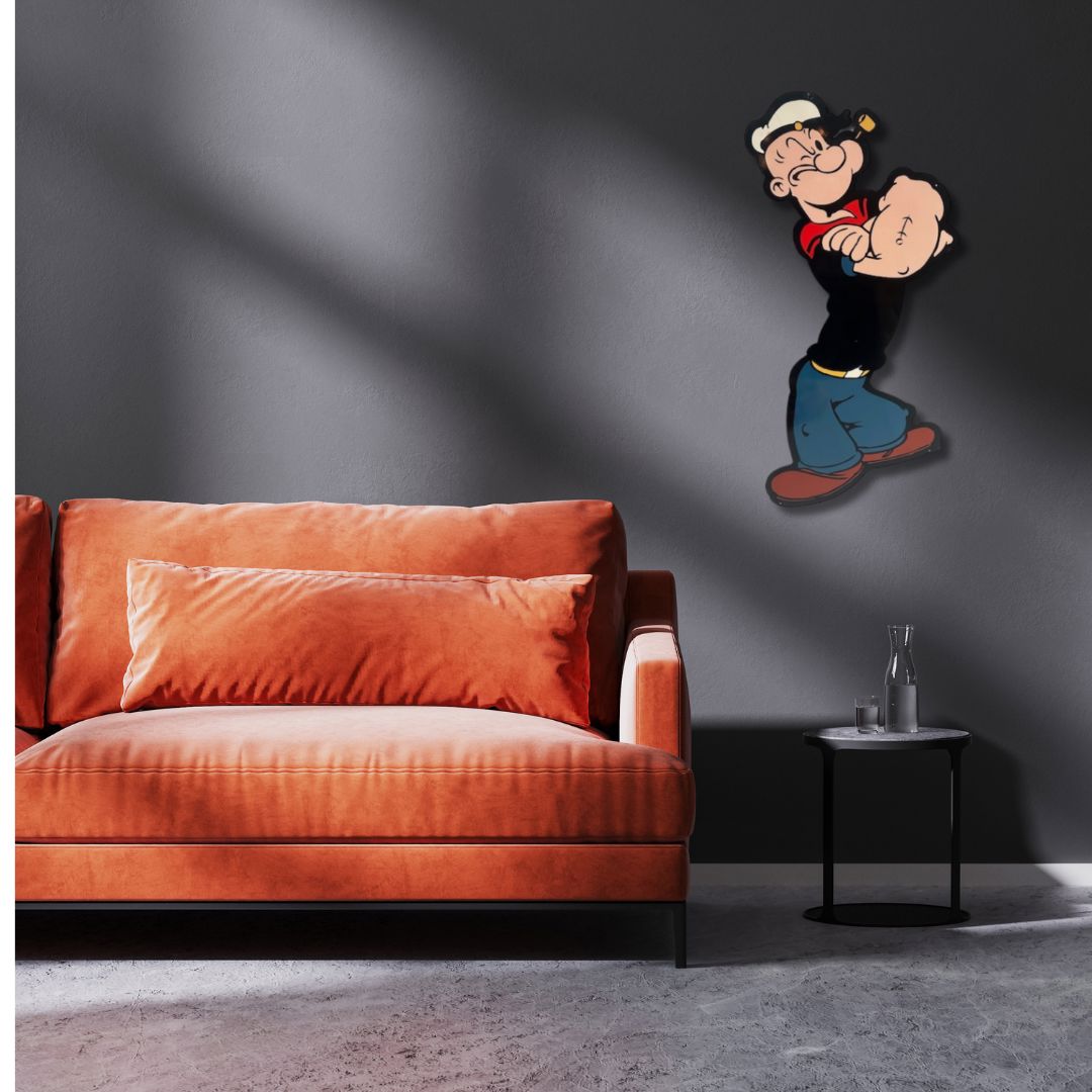 Popeye Wall Sign Metal Signs 