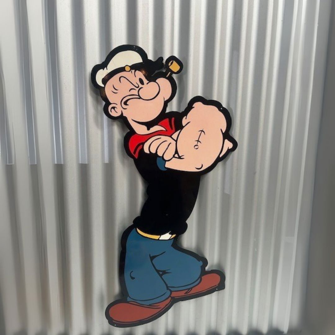 Popeye Wall Sign Metal Signs 