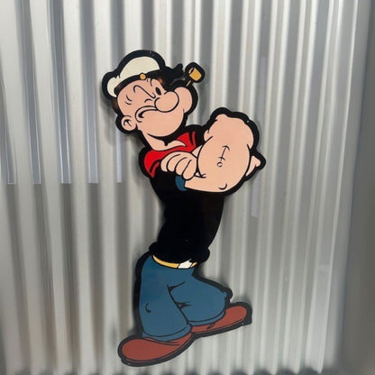 Popeye Wall Sign Metal Signs 