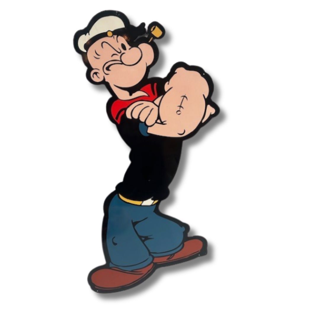 Popeye Wall Sign Metal Signs 