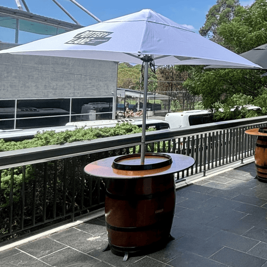 Umbrella Wine Barrel Table Wine Barrel 