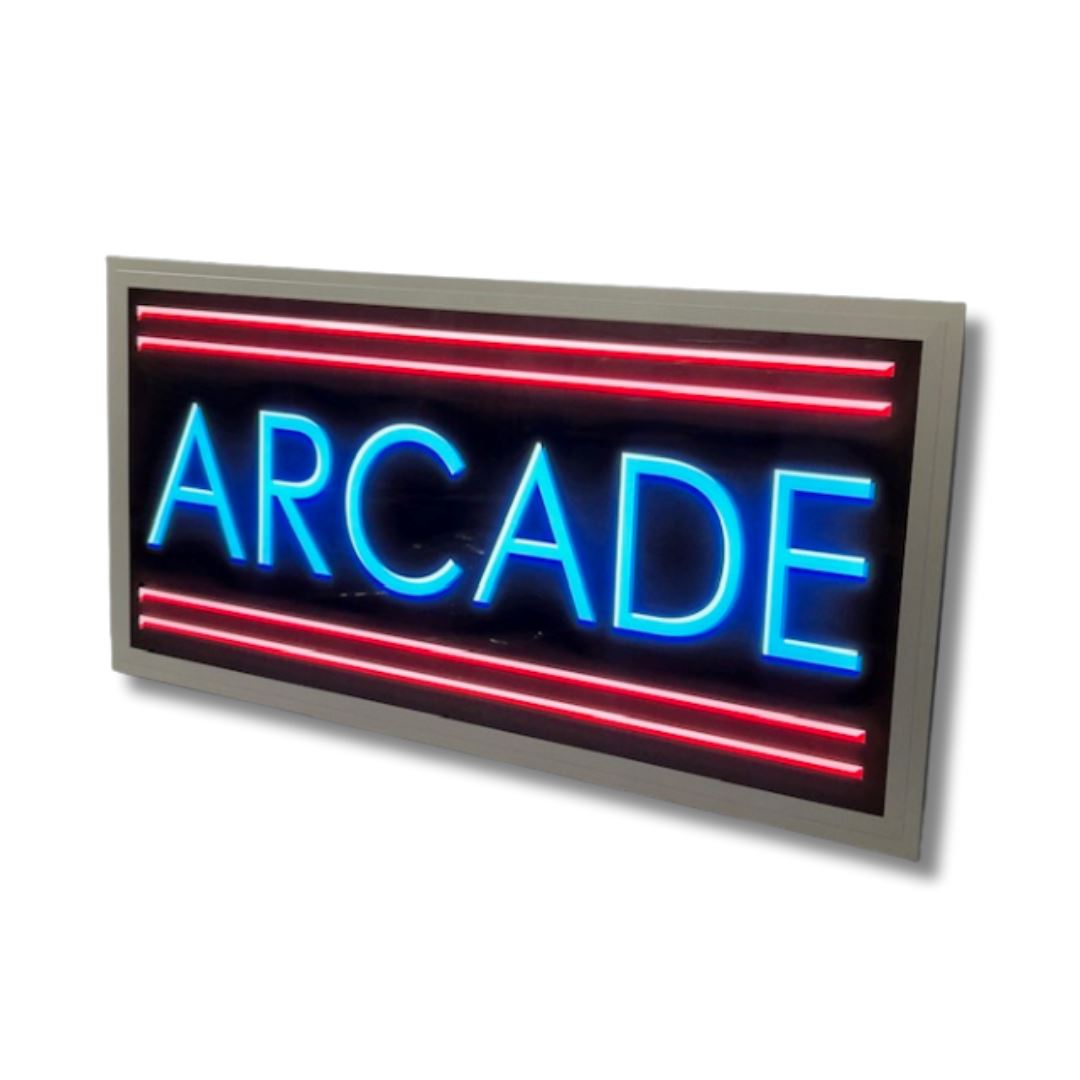 Ct Arcade Sign Arcade Sign 600 x 300MM | The Dens
