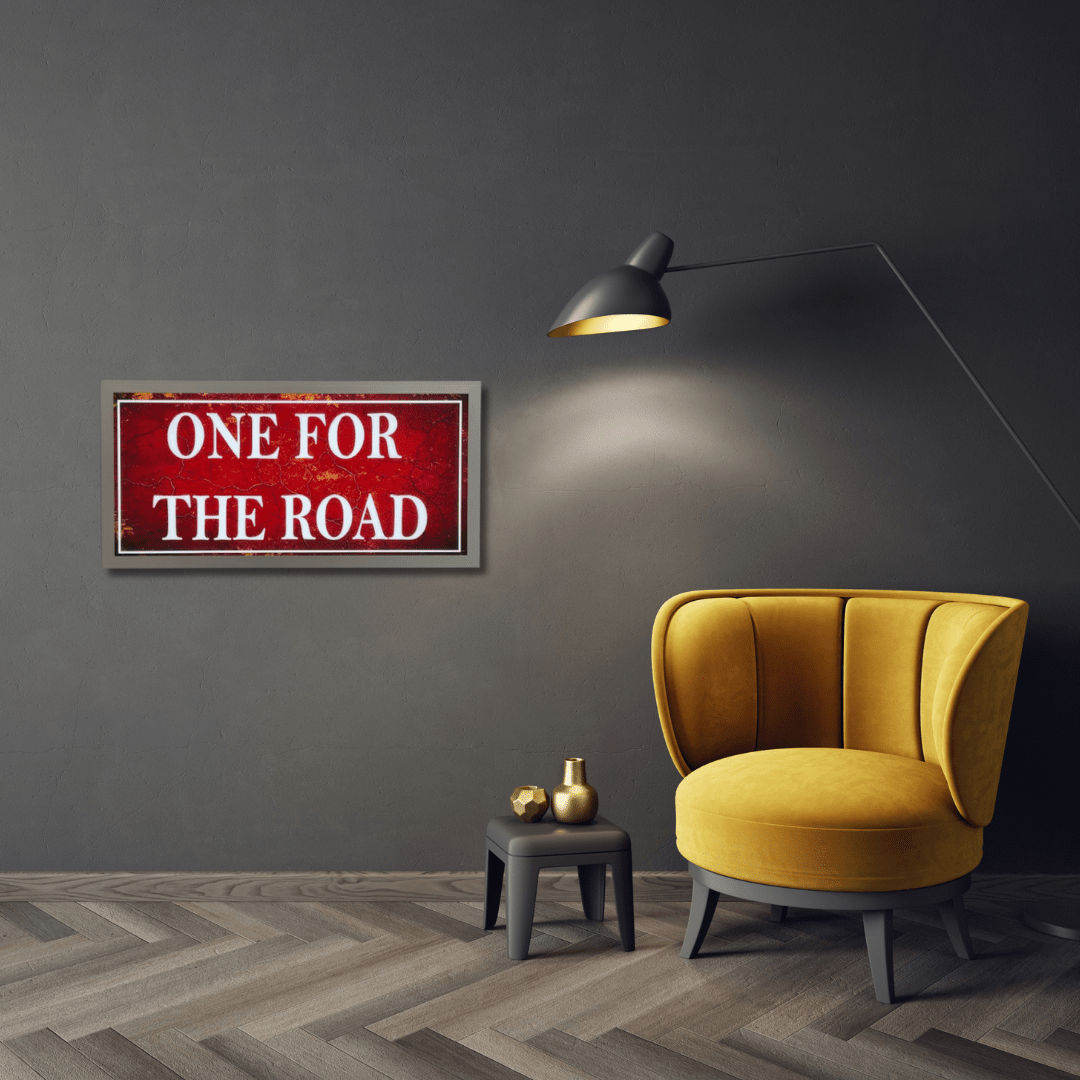 One For The Road Light up Sign 600 x 300MM Light Up Signs 