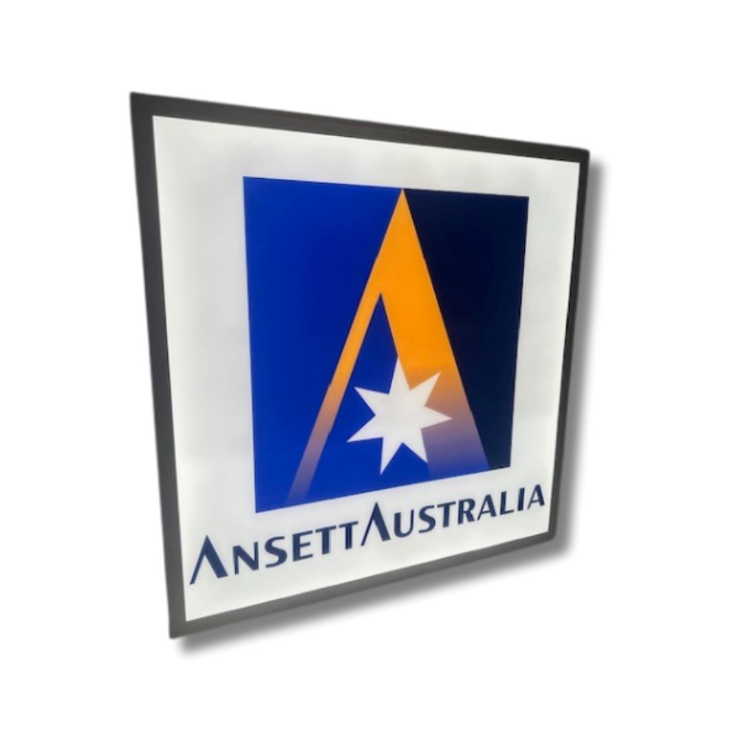 Light Up Airline Sign 600 x 600MM Light Up Signs 