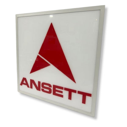 Light Up Airline Sign 600 x 600MM Light Up Signs Ansett Original 