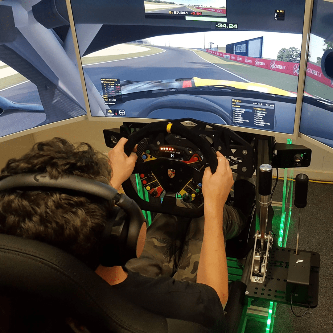 Custom Simulator 01 Racing Sim – Custom Built, Ready to Race | The Dens