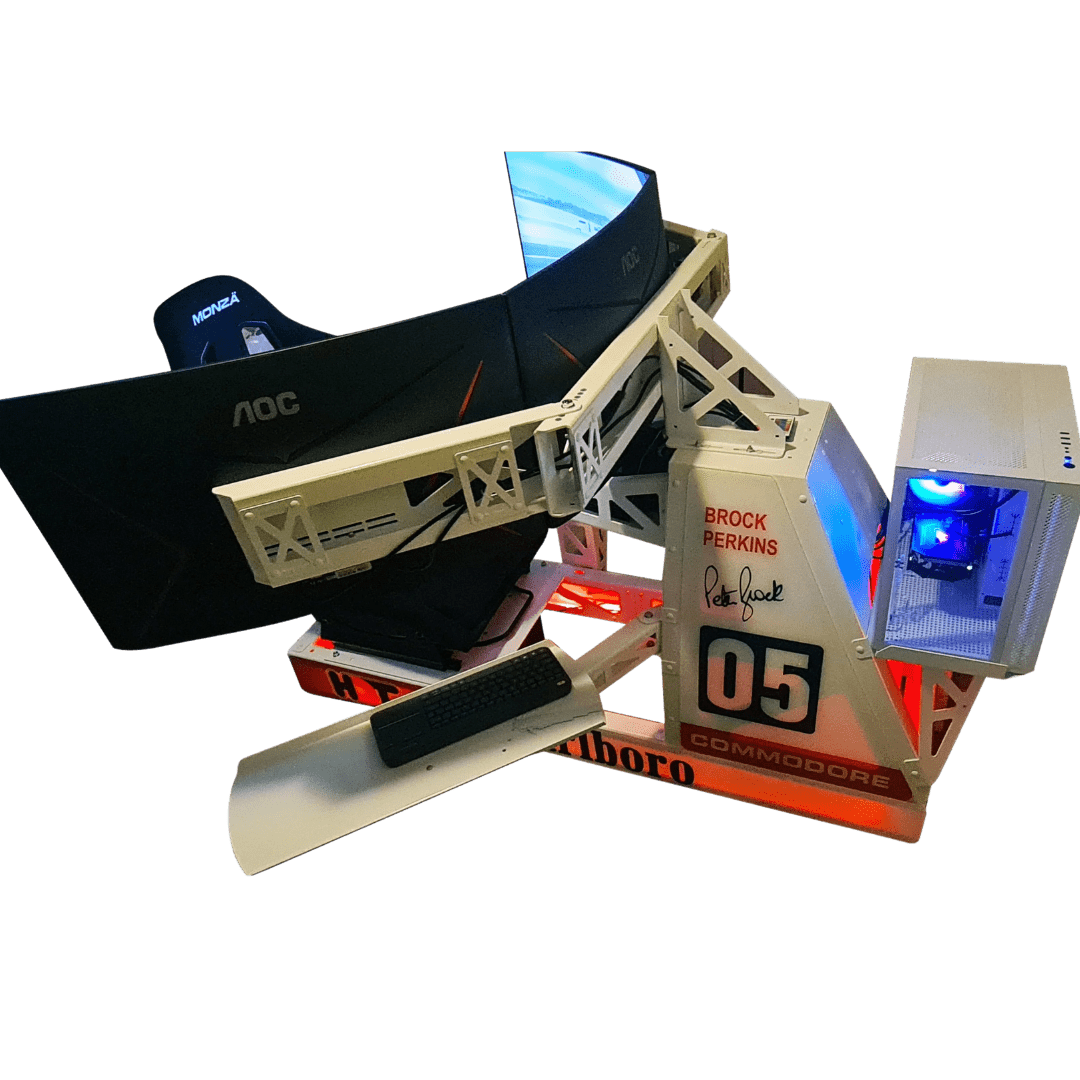 Custom Racing Sim Enclosure Custom 15 Racing Simulator | The Dens