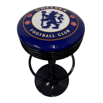 Chelsea FC Retro Bar Stool Retro Bar Stools Black 