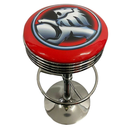 Holden Red Lion Retro Bar Stool Retro Bar Stools Chrome 