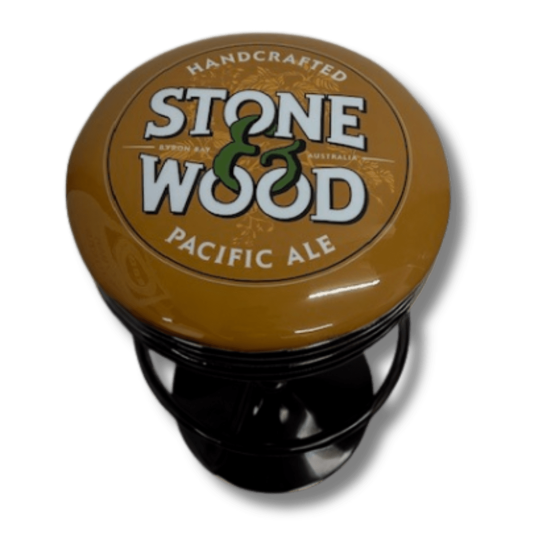 Stone & Wood Retro Bar Stool Retro Bar Stools Black 