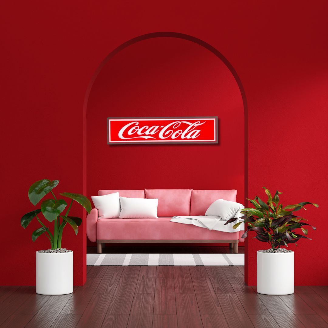Coca Cola Light Up Sign 1200MM Light Up Signs 
