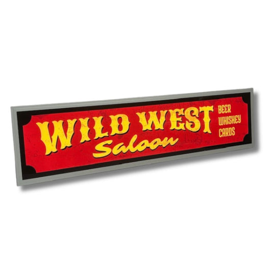 Wild West Saloon Light Up Sign 1200MM Light Up Signs 