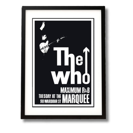 The Who Framed Band Poster Poster 