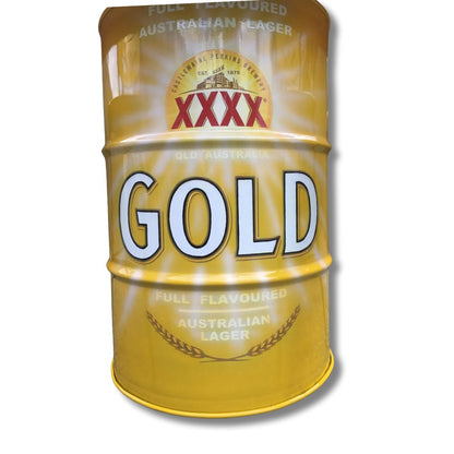 XXXX Gold Drum Table Drum Barrel 