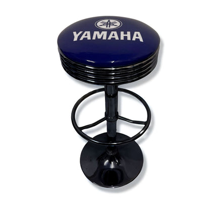 Yamaha Blue Premium Retro Bar Stool Retro Bar Stools 