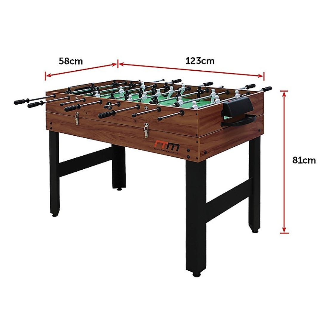 4FT 3-in-1 Foosball Soccer Hockey Pool Table Games Tables 