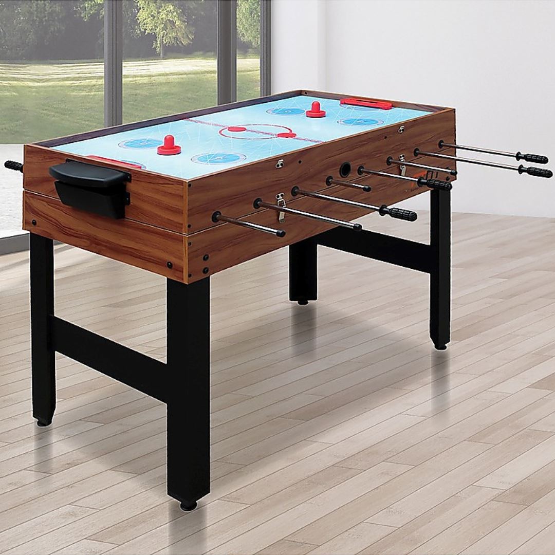 4FT 3-in-1 Foosball Soccer Hockey Pool Table Games Tables 