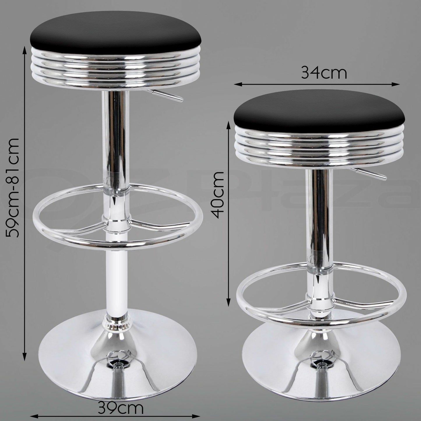 ACDC Premium Retro Bar Stool Retro Bar Stools 