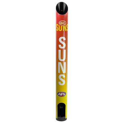AFL Stubby Holder Dispensers Personalise Your Message Beverage Dispensers Gold Coast Suns 
