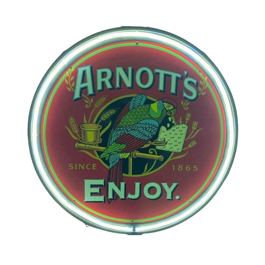 Arnotts Biscuits Circular Neon Sign Neon Signs 