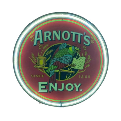 Arnotts Biscuits Circular Neon Sign Neon Signs 