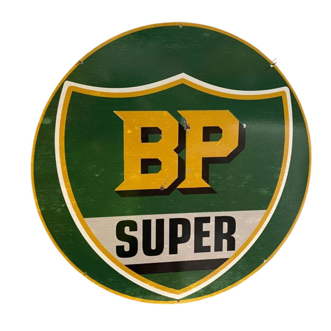 BP Classic Sign Double Sided Round Metal Signs 