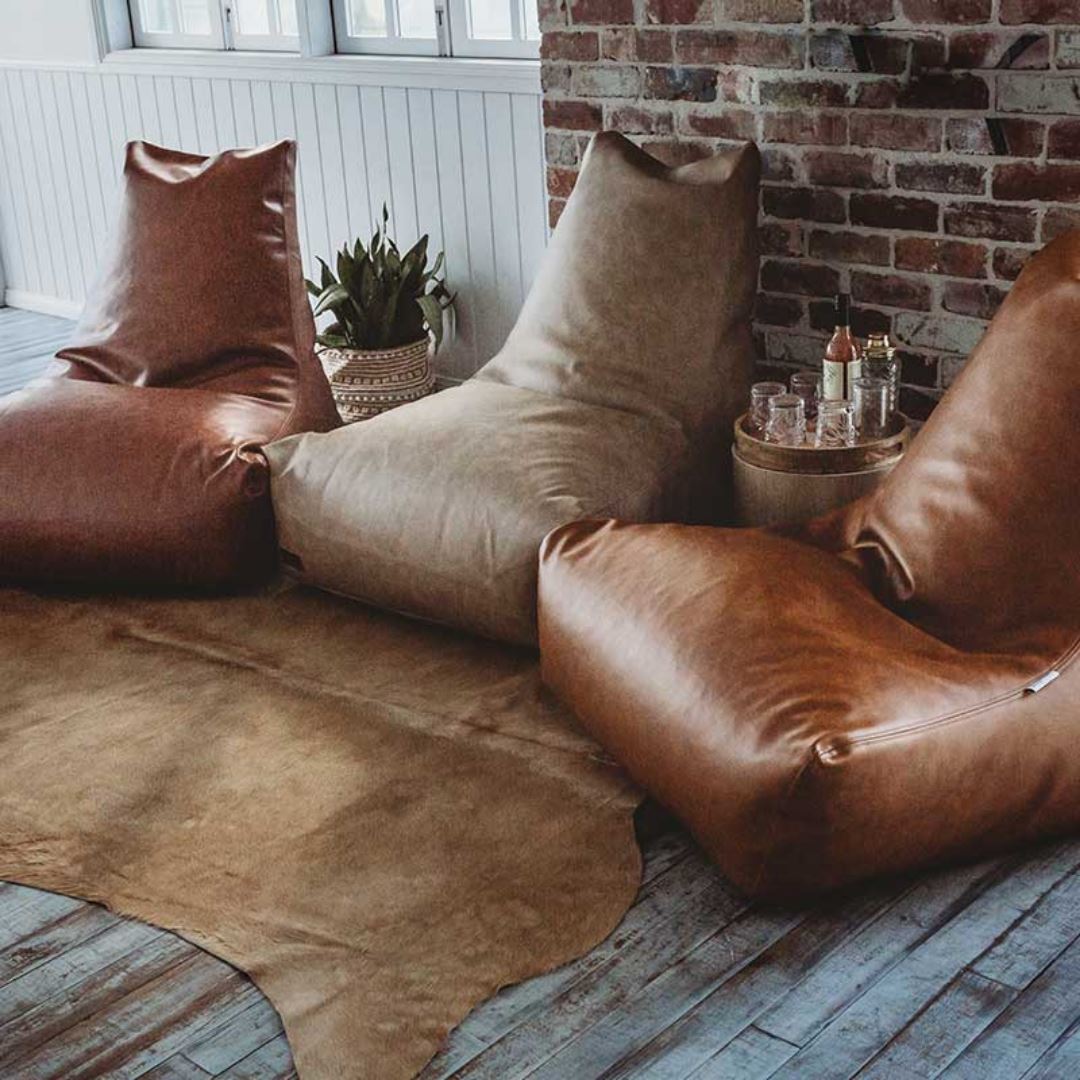 Loungie Bean Bag Chair Pouf Floor Pillow - Loungie Living