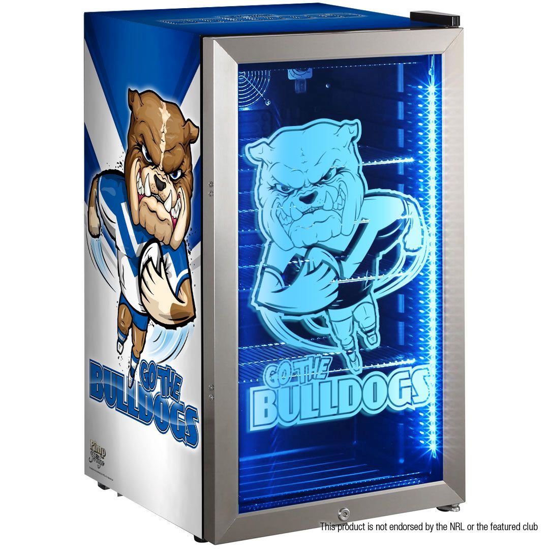 Bulldogs NRL 98LT Bar Fridge Refrigerators 