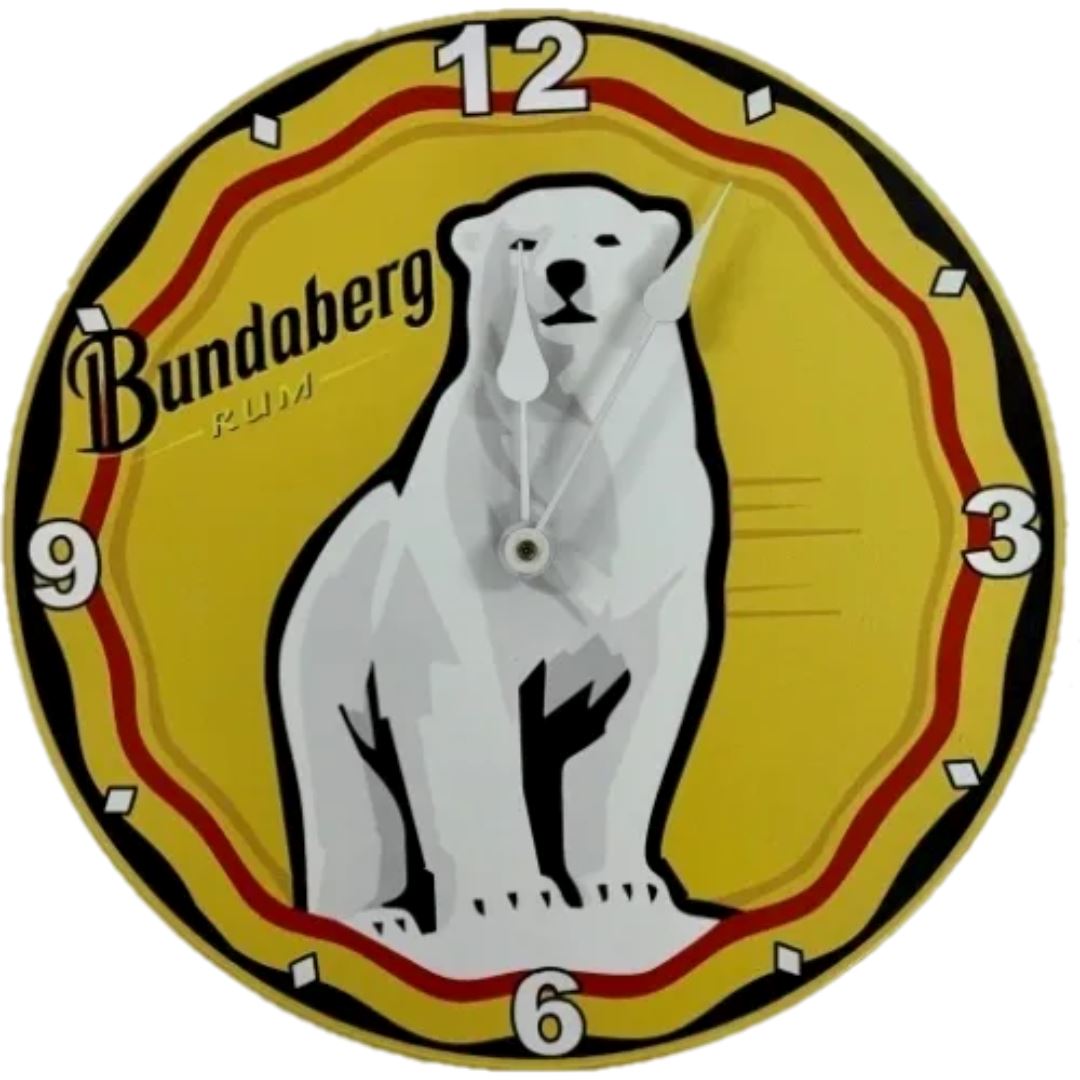 Bundaberg Rum Clock Clocks 