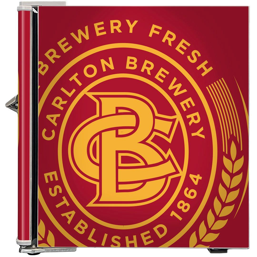 Carlton Draught Branded 46LT Retro Mini Bar Fridge Refrigerators 