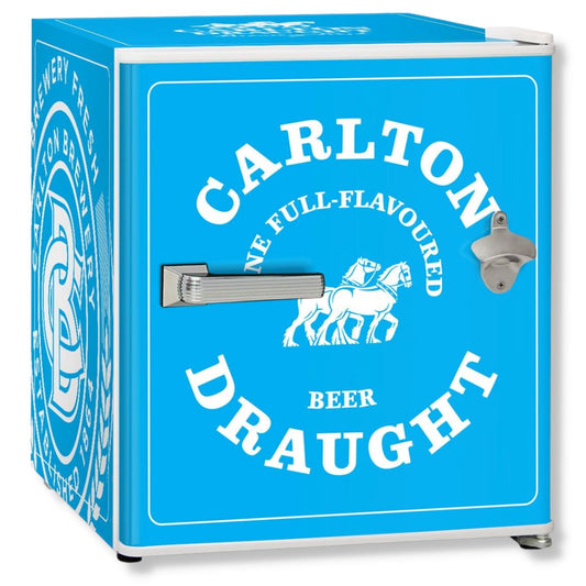 Carlton Draught original logo Branded 46LT Retro Mini Bar Fridge Refridgerators 
