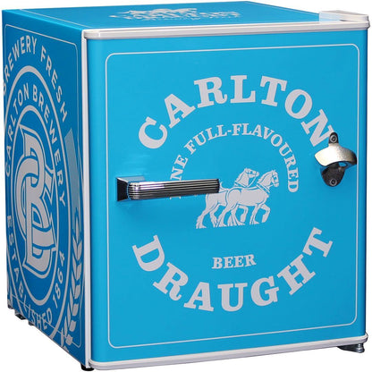 Carlton Draught original logo Branded 46LT Retro Mini Bar Fridge Refridgerators 