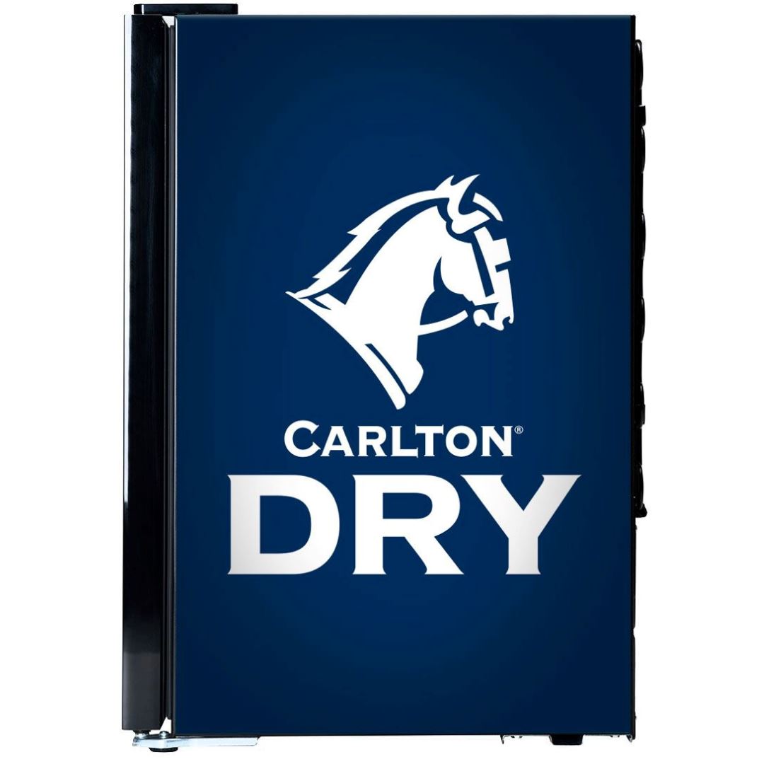 Carlton Dry 70LT Branded Glass Door Bar Fridge With Cool Frosted Door Logo Refrigerators 