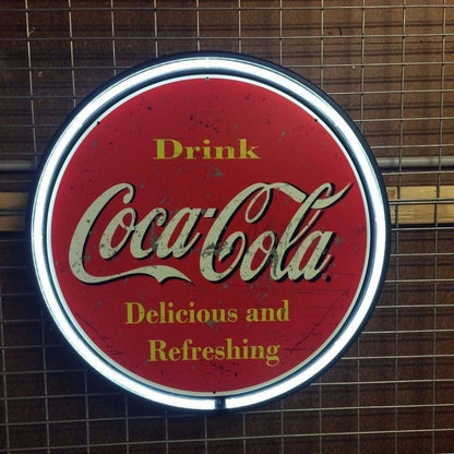 Coca Cola Coke Circular Neon Sign Neon Signs 