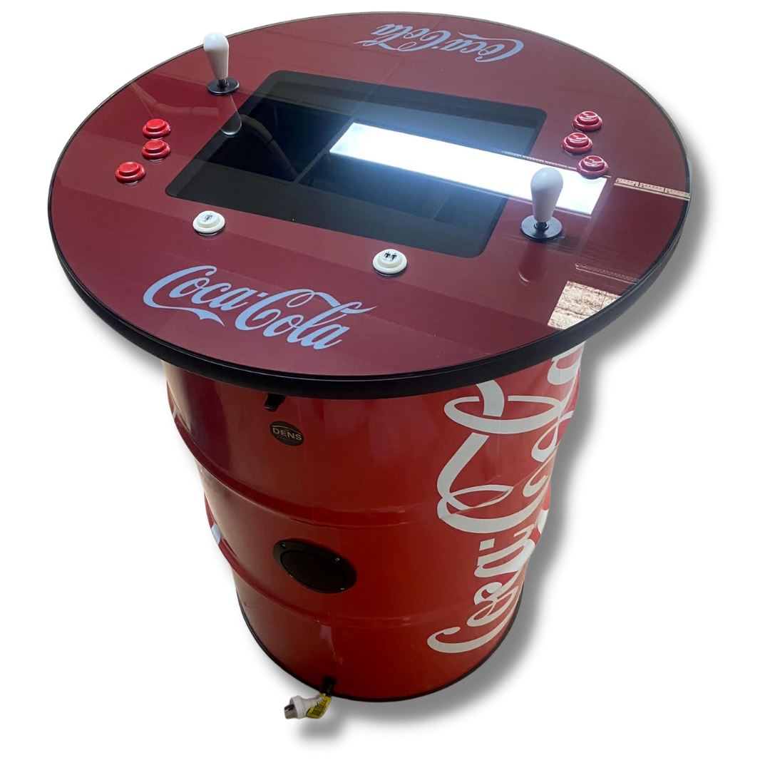 Coke Coca Cola Custom Drum Arcade Machine Arcade Barrel 