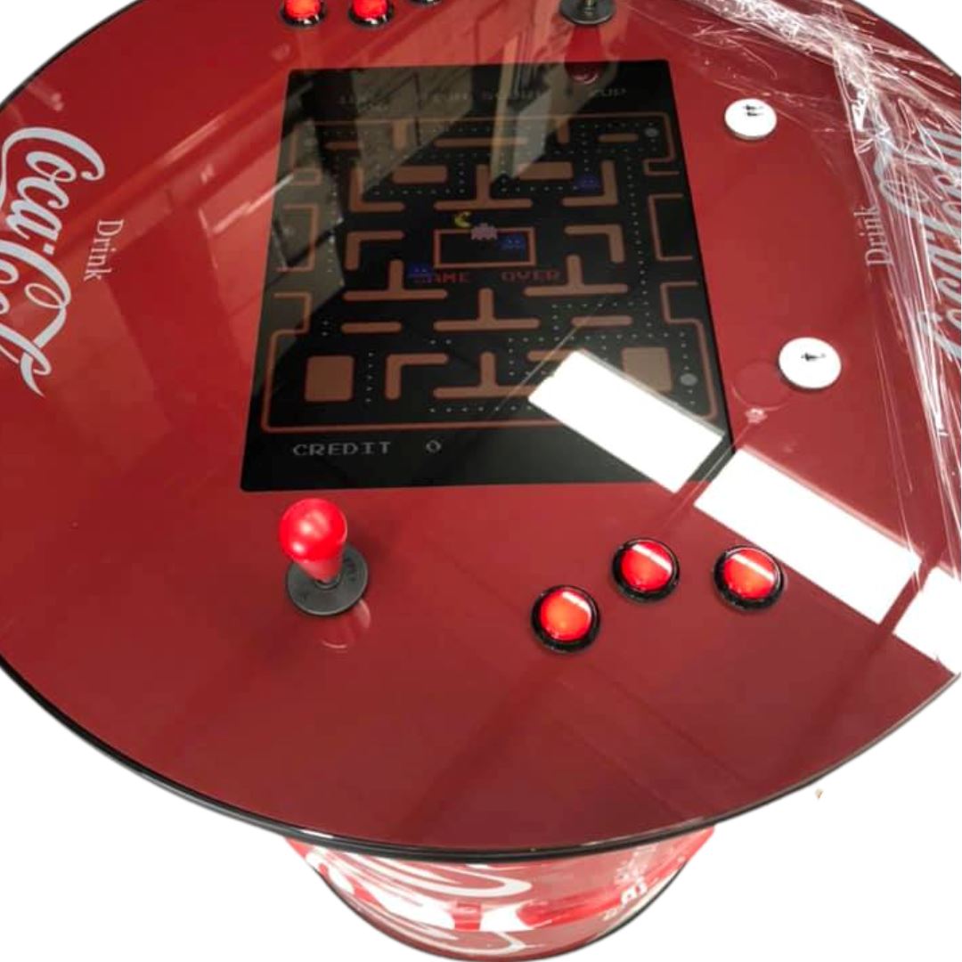 Coke Coca Cola Custom Drum Arcade Machine Video Game Arcade Cabinets 