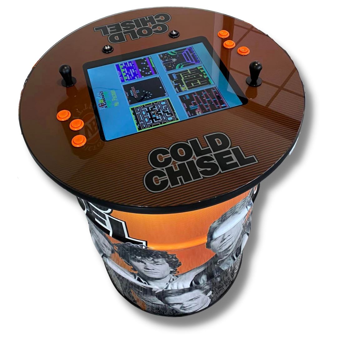 Cold Chisel Custom Drum Arcade Machine Arcade Barrel 