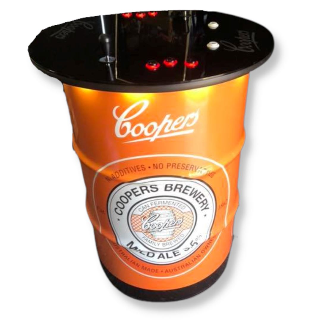 Custom Coopers Beer Drum Arcade Machine Video Game Arcade Cabinets 