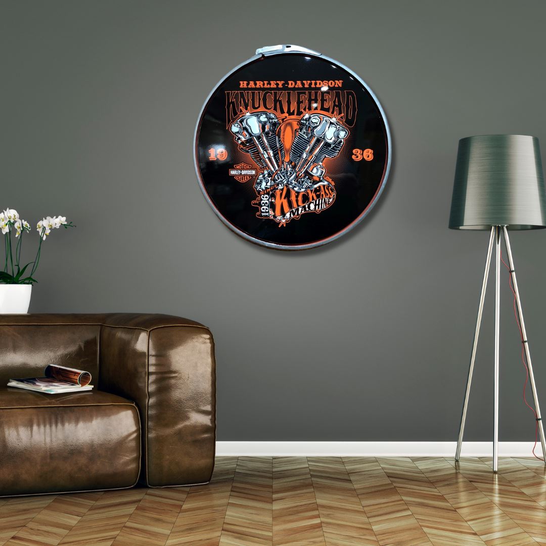 Custom Harley Drum Lid Furniture 